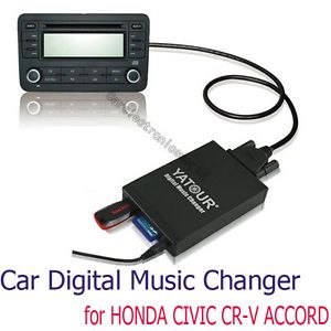 Car Digital CD Changer USB Aux SD  Adapter for Honda CRV Accord City Fit