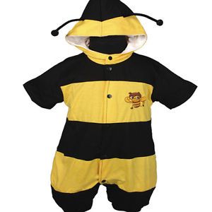 KD266 New Unisex Baby Toddler Cute Bee Romper Costume Size 0 24months