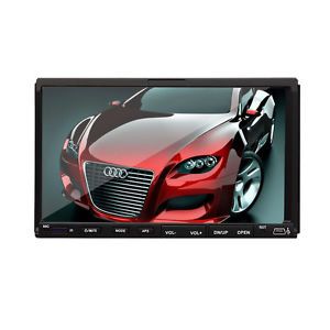 Double 2 DIN 7" Car Stereo DVD CD  4 Player RDS Radio USB SD Touchscreen