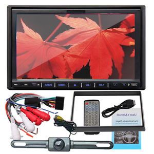 1 DIN 7" Touch Screen Car in Dash CD  DVD Player FM Radio USB FM Rear Camera