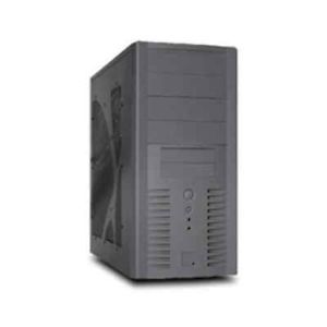 42A6 Dynapower CS NH3A SB Black Mid Tower ATX PC Case w LED Cooling Fan