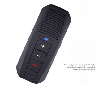 Car Auto Kit Visor Wireless Multipoint Bluetooth Handsfree Speakerphone Speaker