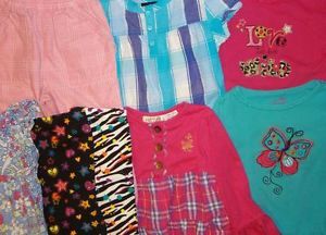 8 Piece Baby Girl Clothes Lot Sizes 4T and 5T Super Bright