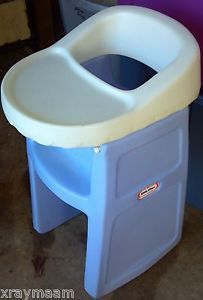 Little Tikes Child Size Purple and White Baby Doll High Chair