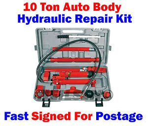 10 Ton Heavy Duty Portable Auto Car Body Frame Hydraulic Repair Kit EQUIPMENT729
