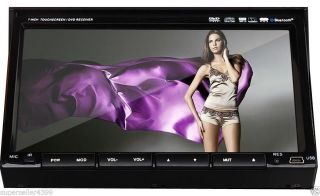 2 DIN 7" Car Indash DVD CD  Player LCD Touch Screen