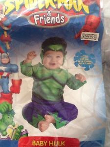 Marvel Baby Hulk Boy Bunting Super Hero Halloween Costume Infant 3 12 Months