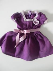 American Girl Doll Clothes Emily's Purple Holiday Party Dress