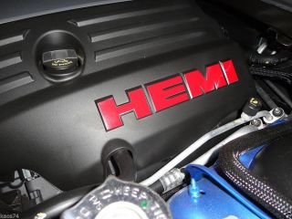 Dodge Challenger 5 7L V8 Engine Cover Hemi Decal 09 2010 2011 2012 2013 2014