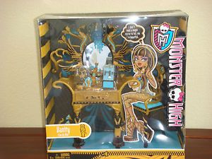 Monster High Cleo de Nile Vanity Chair Set Furniture Accessories New