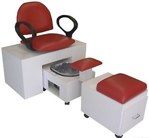 Pedicure Spa Chair No Plumbing Needed with Footsie Bath