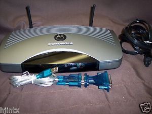 Motorola Surfboard SBG1000 24GHz Wireless WiFi Cable Modem Network Print Server