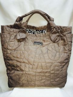 Marc Jacobs Women's Pretty Brown Nylon Eliz A Baby Diaper Bag Large Tote $298