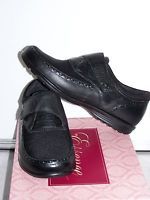 Aetrex Essence Monk Strap Black Loafer Shoe Women Sz 9