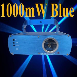 1000mW 1watt 450nm Blue Laser Light Beam Show System Lighting for Party Club DJ