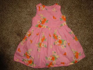 Darling Baby Gap Toddler Girl Dress Size 12 18 Months Summer Easter Pink Yellow