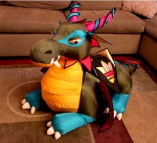 Manhattan Toy Co Life Size Ride on Sit Upons Dragon Plush Toy