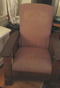 Antique Royal Easy Chair Morris Recliner Mission Stickley