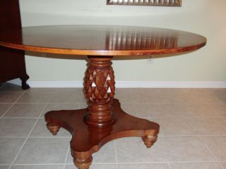 Tommy Bahama Dining Table Lexington Pineapple 48" Round Excellent Price REDUCED