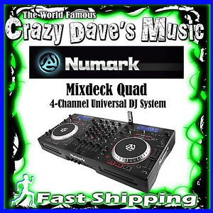 Numark Mixdeck Quad 4 Channel Universal DJ System