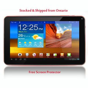 9" Android Tablet Dual Core CPU HDMI Free Screen Protector
