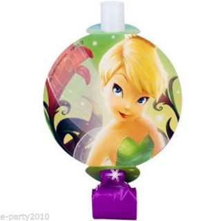 8 Disney Fairies Tinker Bell Blowouts Birthday Party Supplies Horns Favors