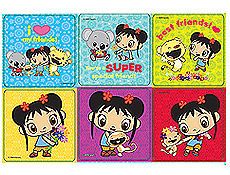 12 Ni Hao Kai LAN Stickers Kid Boy Girl Party Goody Loot Treat Bag Favor Supply