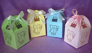 12 x Teddy Bear Picnic Lolly Bag Kids Birthday Party Supplies