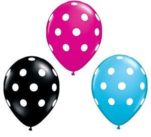 21pc Polka Dot Latex Balloons Minnie Mouse Mickey Pocoyo Dora Party Supplies Set