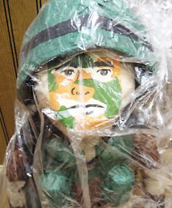 RARE Soldier Camo Boy Pinata Birthday Party Supplies Camouflage Discontinued