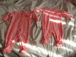 Twins Carters 3 Month Brand New Baby Girl Clothes Double Juicy Gap Gymboree