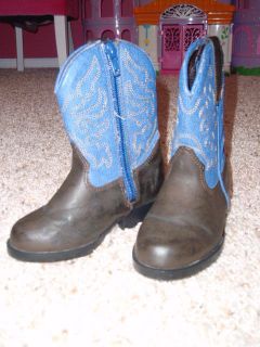 Toddler Girls Boys Cowboy Boots Size 7