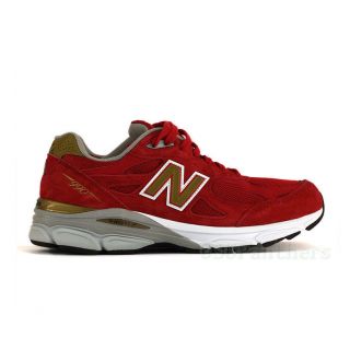 New Balance M990NYC3 Made in USA Limited Edition Red Gold Men's Shoes Sz 7 13