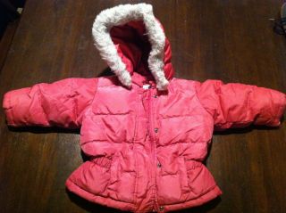 VGU Toddler Girl Baby Gap Jacket Winter Coat Down Puffer Pink 3T 3XL
