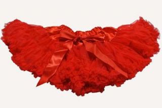 Girls Kids Toddler Red Lace Pettiskirt Tutu Ballet Skirt Dancewear Party 3 6Y