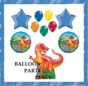 Dinosaur T Rex Birthday Party Supplies Decoration Balloon GR8 1st 2nd 3rd