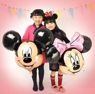 New Massive Minnie Mickey Mouse Head Balloons Party Decorations Celebrations