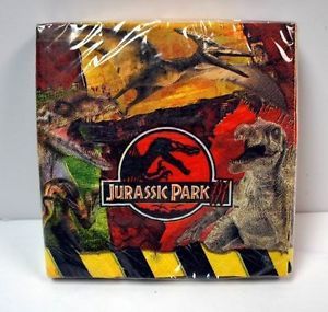 Lot of 64 Jurassic Park Dinosaur Party Supplies Lunch Napkins