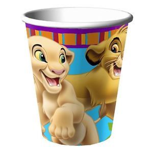 Disney Lion King Paper Cups 9 oz Birthday Party Supplies Decorations Tableware
