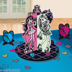 23pc Monster High Table Decorating Kit Birthday Party Supplies Centerpiece