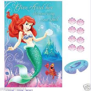 Disney Ariel Little Mermaid Party Game Party Supplies