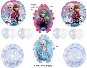 Disney's Frozen Happy Birthday Party Balloons Decorations Supplies Princess Olaf