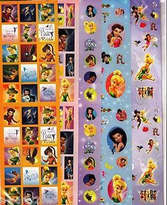 350 Disney Tinkerbell Fairies Stickers Birthday Party Supplies Favors