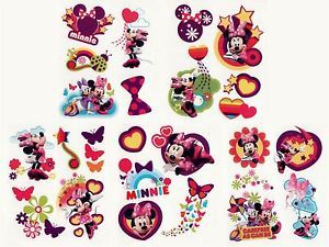 25 Assorted Disney Minnie Mouse Bow tique Tattoos Birthday Party Supplies Favors