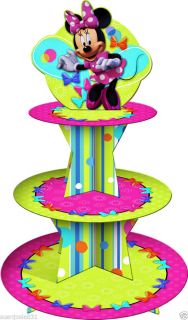 Disney Minnie Mouse Bows Cupcake Stand Cupcake Party Supplies