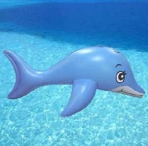 110cm Dolphin Inflatable Pool Toy Kids Party Favor Supply Decorations INF103