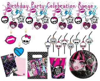Monster High Birthday Party Theme Celebration Supplies All Items Available Gift