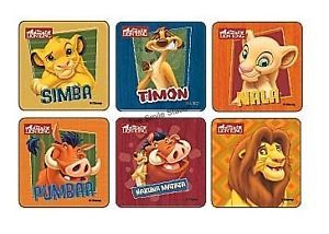 12 Disney The Lion King Stickers Kids Party Goody Treat Loot Bag Favors Supply