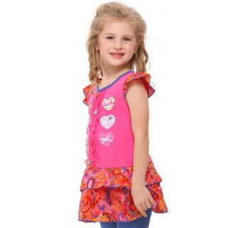 Toddler Cute Kids Clothes Flower Print Cotton Tutu Skirt Bowknot Girls Dresses