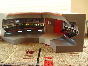 Star Trek USS Enterprise Model Bridge Transparent Prop Excelent AMT